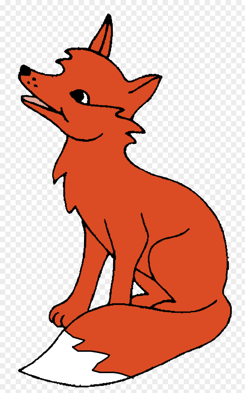 Spray！ Red Fox Snout Tail Clip Art PNG