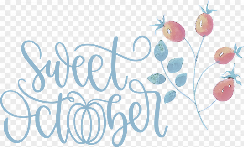 Sweet October October Fall PNG