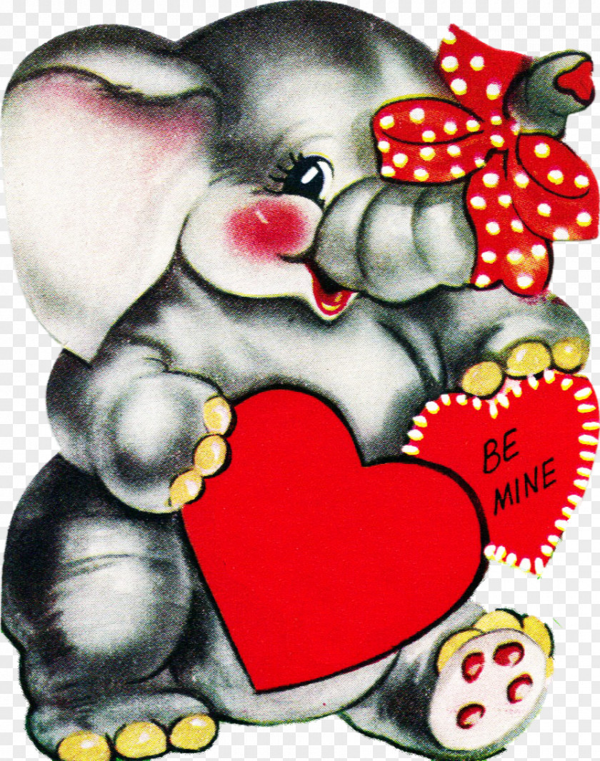 Valentine Card Valentine's Day Love Heart Antique PNG