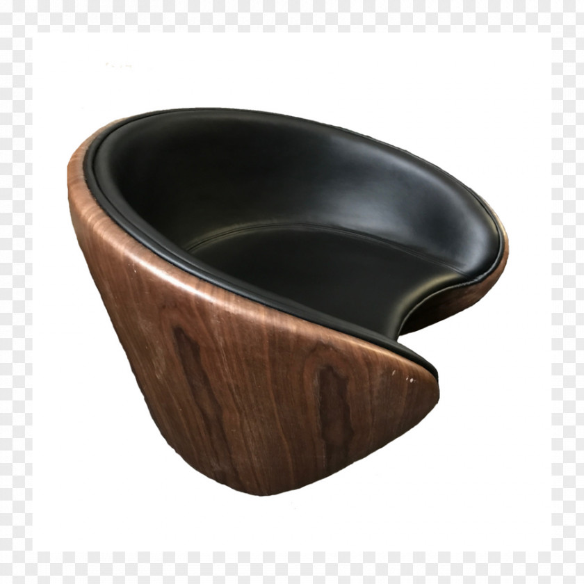 Wood Club Chair Fauteuil Bowl PNG