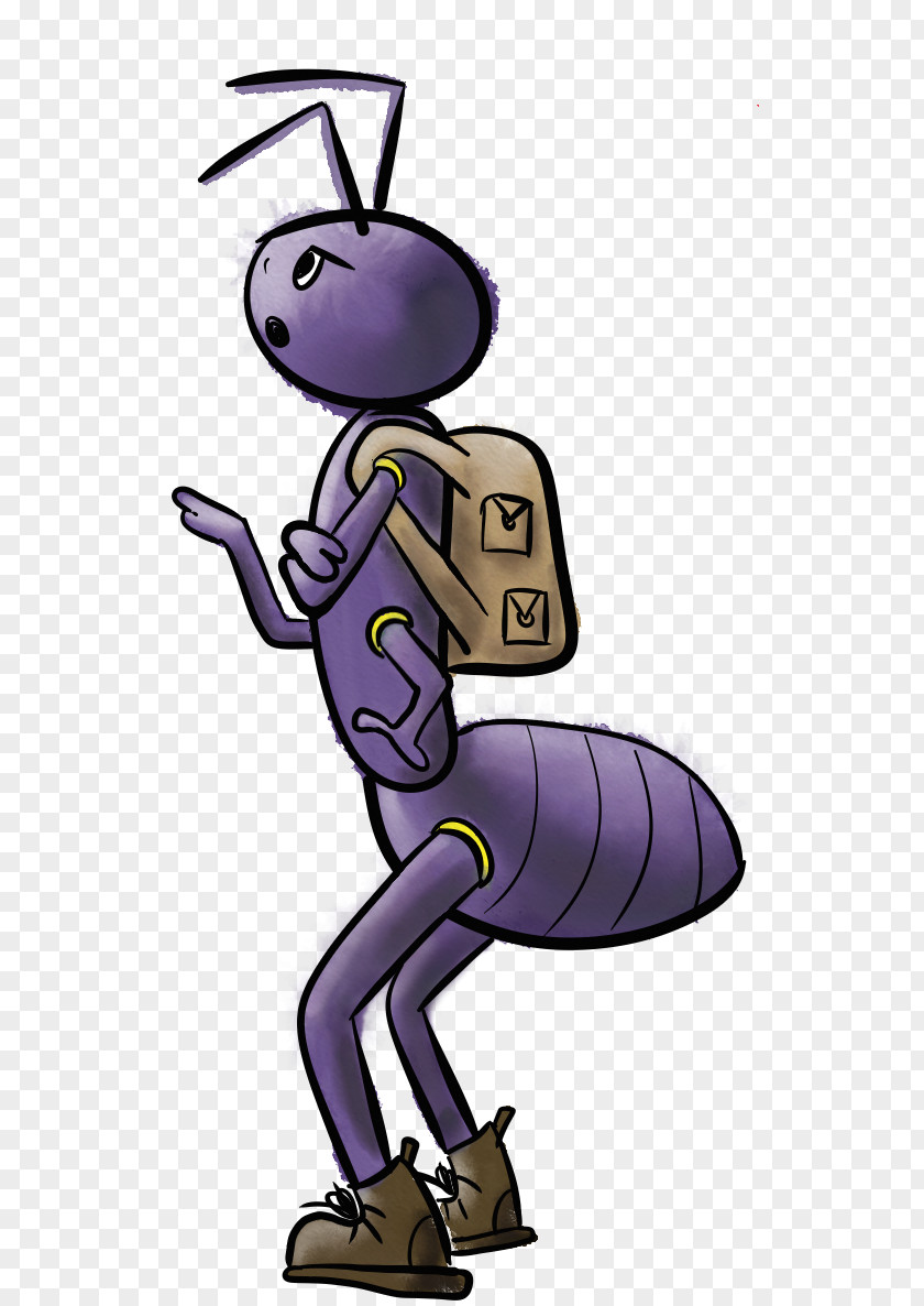 Aesop Fables Guy Clip Art Illustration Cartoon Character Purple PNG