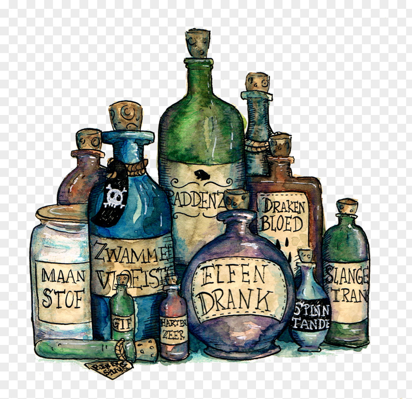 Bottle Glass Liqueur Art Beer PNG