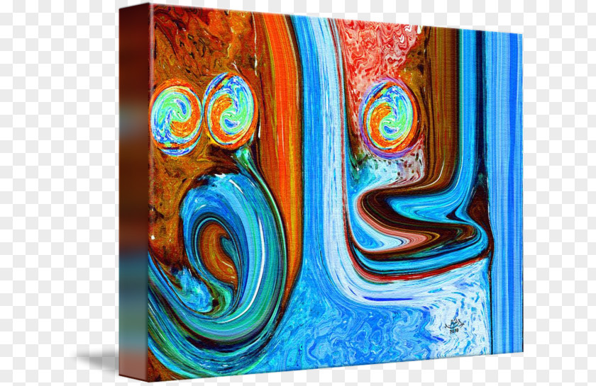 Painting Acrylic Paint Modern Art Gallery Wrap PNG