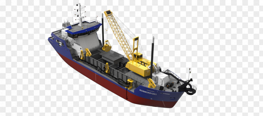 Ship Heavy-lift Water Transportation Dredging Vessel Trailing Suction Hopper Dredger PNG