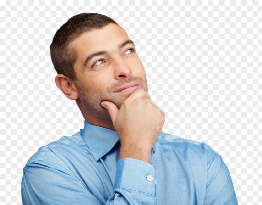 Thinking Man Thought Clip Art PNG
