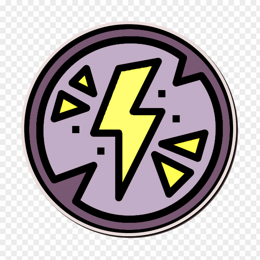 Thunder Icon Light Bolt Punk Rock PNG