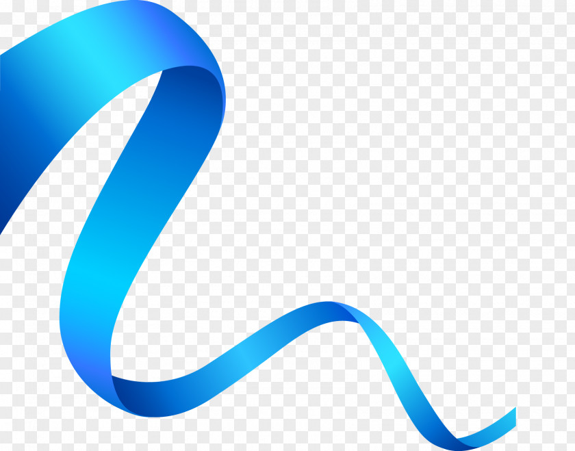 Blue Ribbon Streamers Logo PNG
