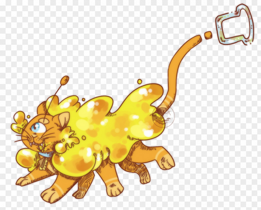 Cat Insect Yellow Material Clip Art PNG
