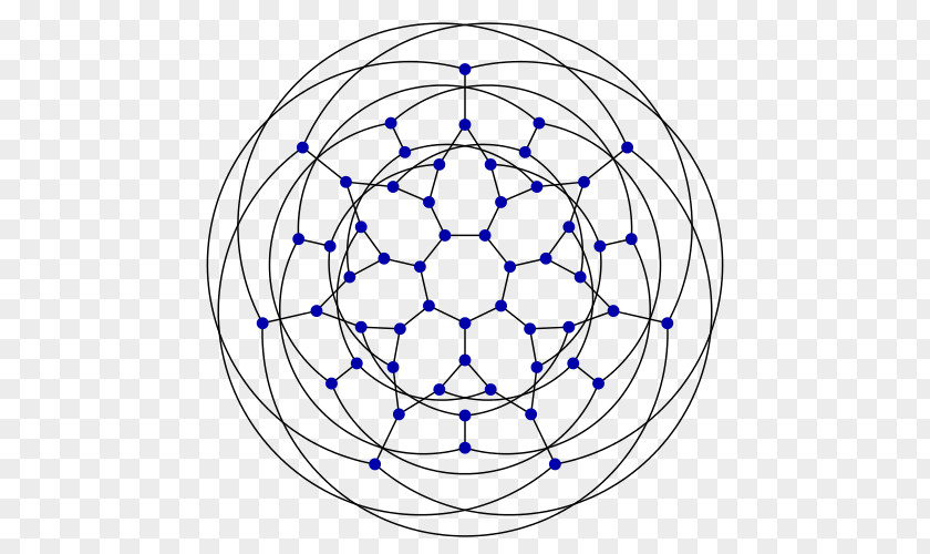 Cubic Graph Klein Quartic Plane Curve Point Vertex Symmetry PNG