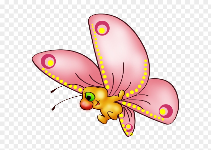 Cute Butterfly Drawing Clip Art PNG