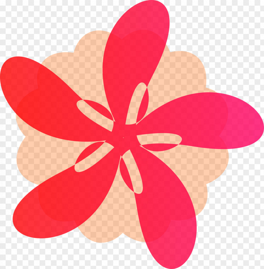 Flower Pental Magenta Flowering Plant Clip Art PNG