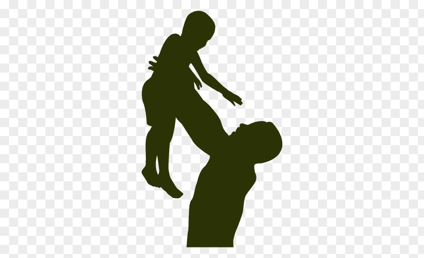 Child Father Silhouette PNG