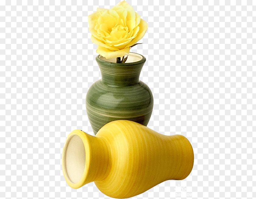 Vase Yellow Web Page Clip Art PNG