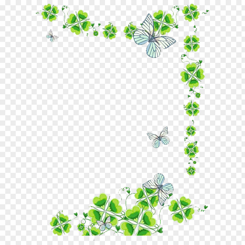 Butterfly Border PNG