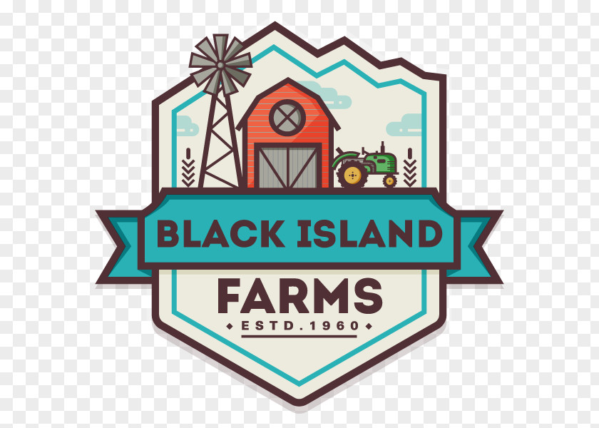 Design Logo Farm Brand Graphic PNG