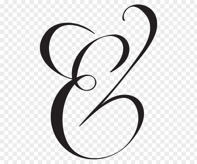 Keurig Ampersand Typography Lettering Font PNG