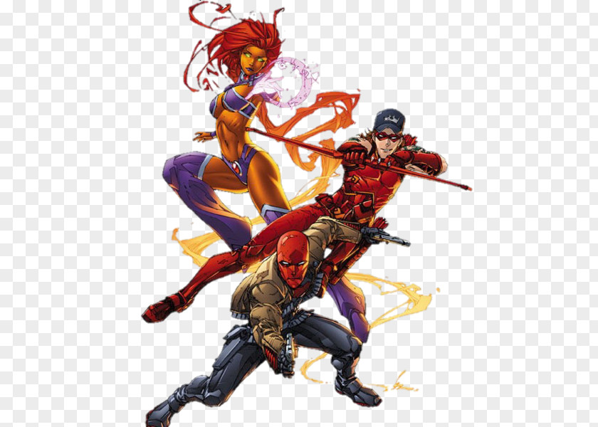 Red Arrow Hood And The Outlaws Jason Todd Roy Harper Starfire PNG