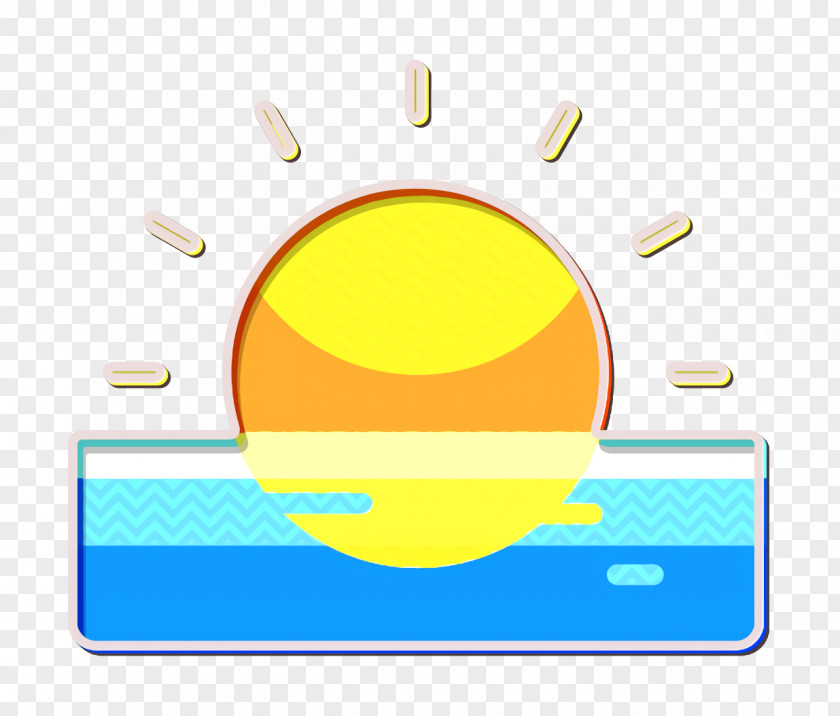 Sea Icon Weather Sunrise PNG