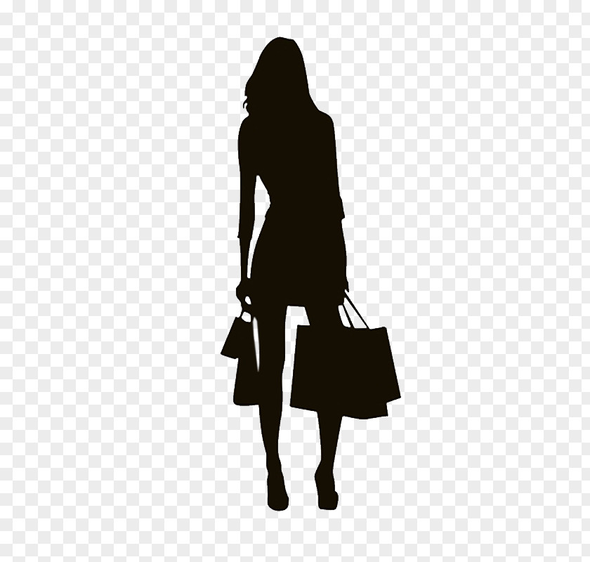 Silhouette Shopping Vector Graphics Personal Shopper Image PNG