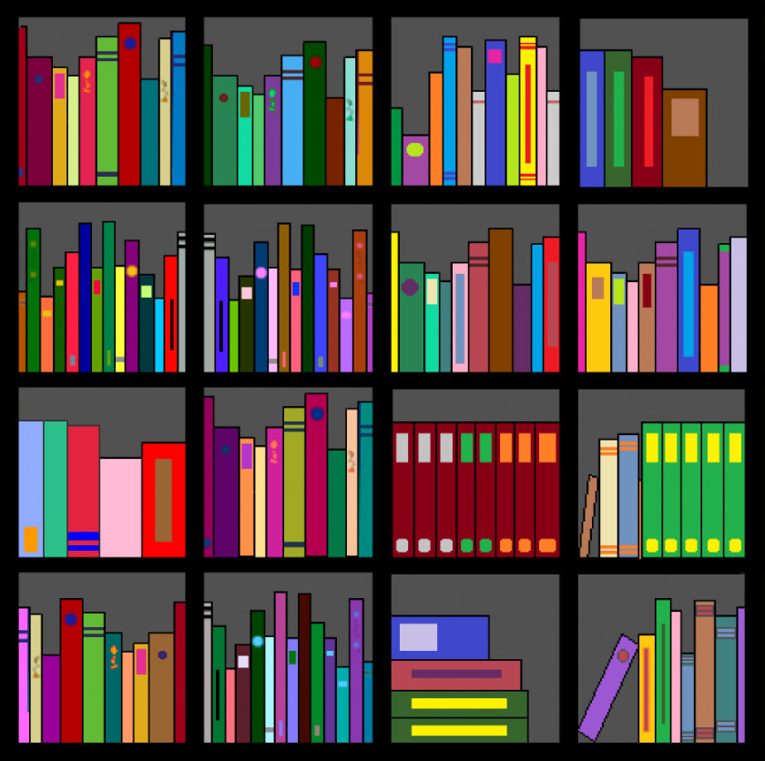 Wood Bookshelf Cliparts Bookcase Shelf Library Clip Art PNG