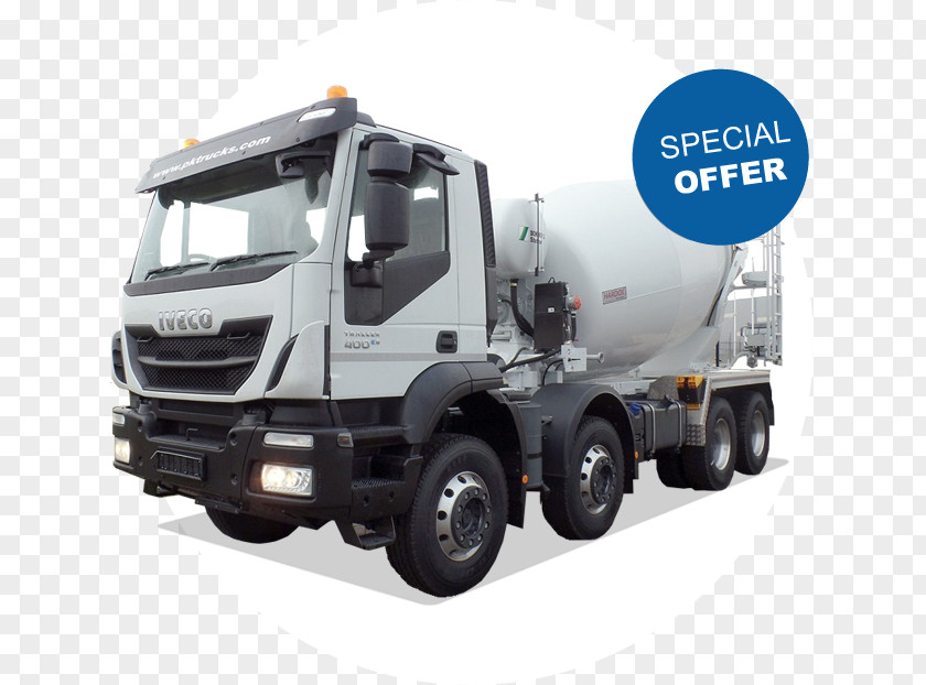 Car Iveco Trakker Cement Mixers Price PNG