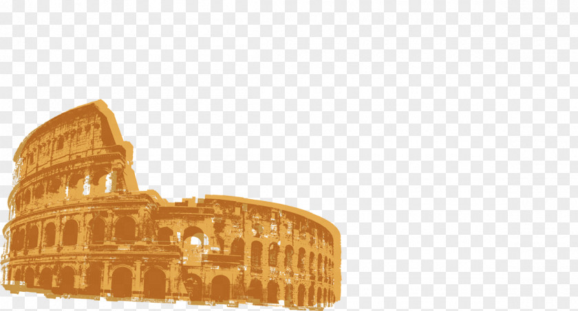 Colosseum Gold PNG