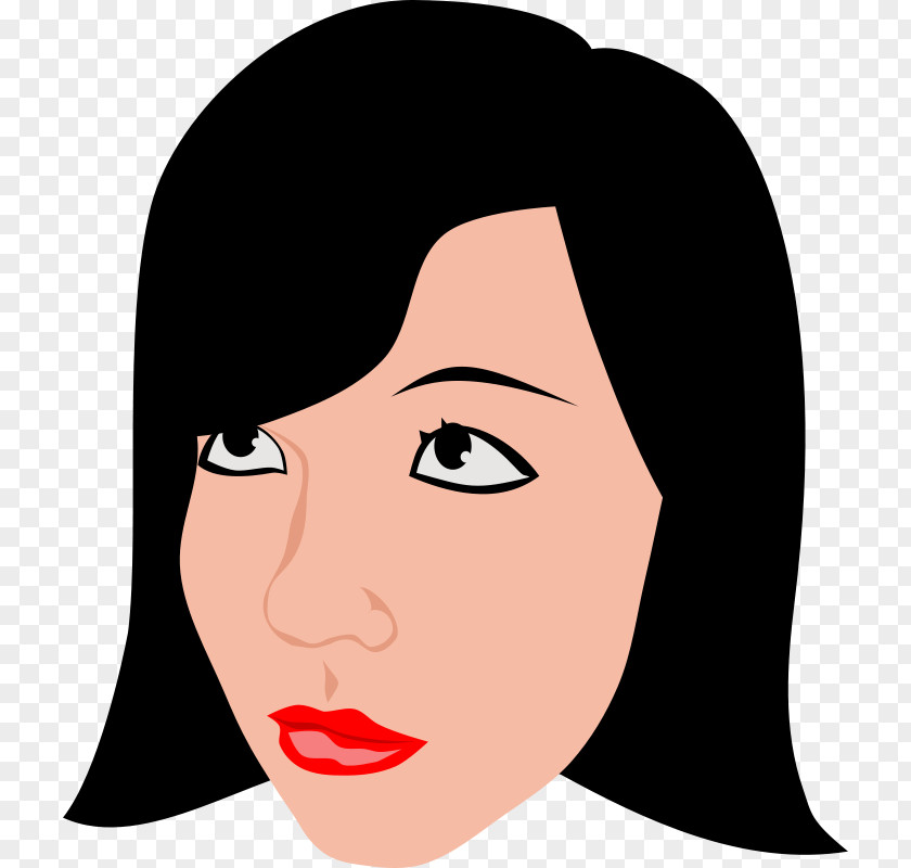 Face Woman Smile Clip Art PNG