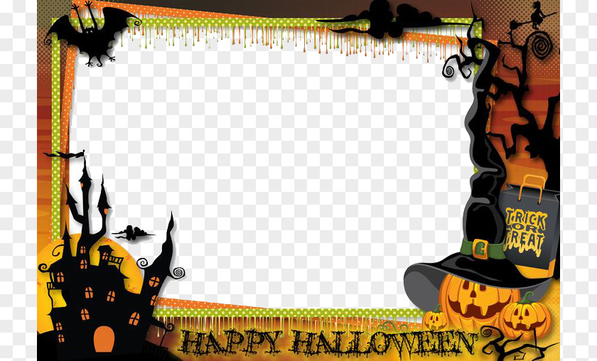 Halloween Border Clipart Clip Art PNG