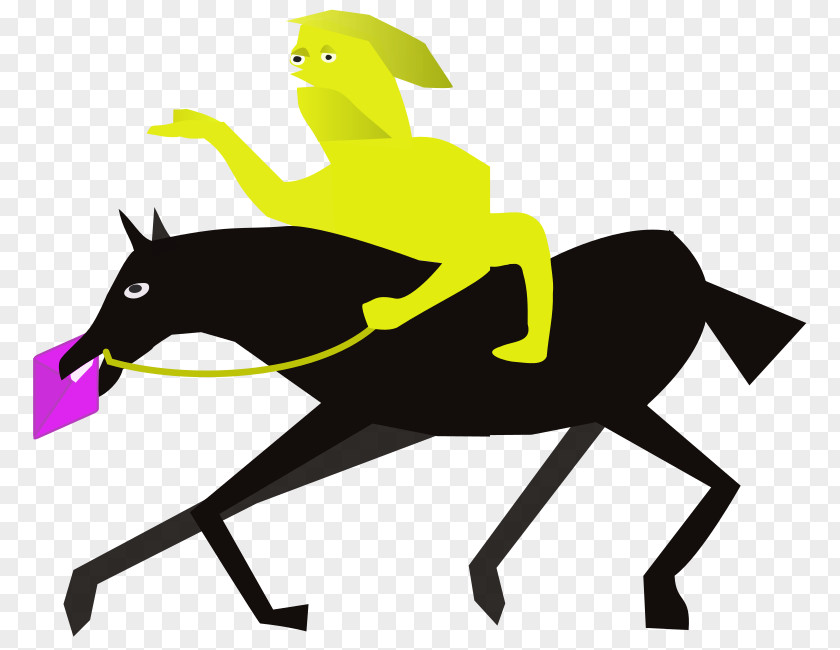 Horse Character Line Fiction Clip Art PNG