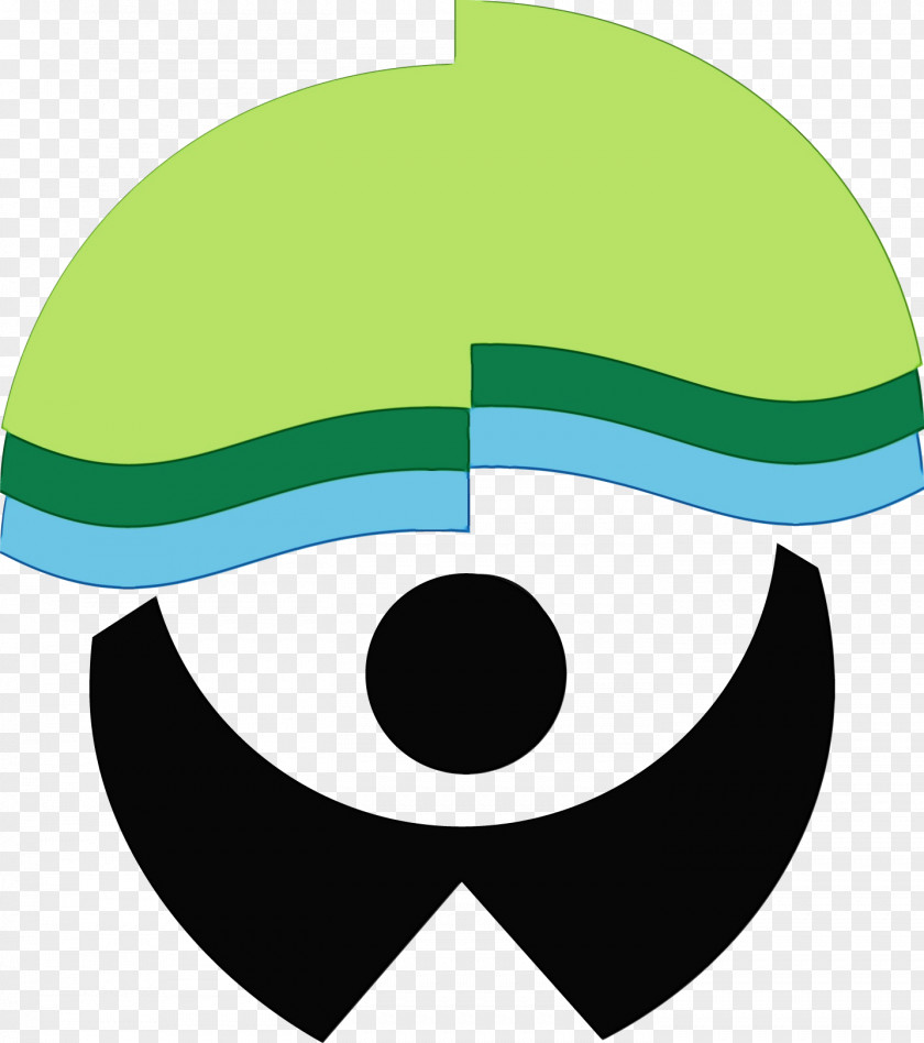 Logo Green Symbol Headgear Line PNG