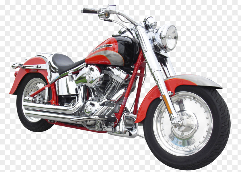 Motorcycle Cruiser Harley-Davidson CVO Custom PNG