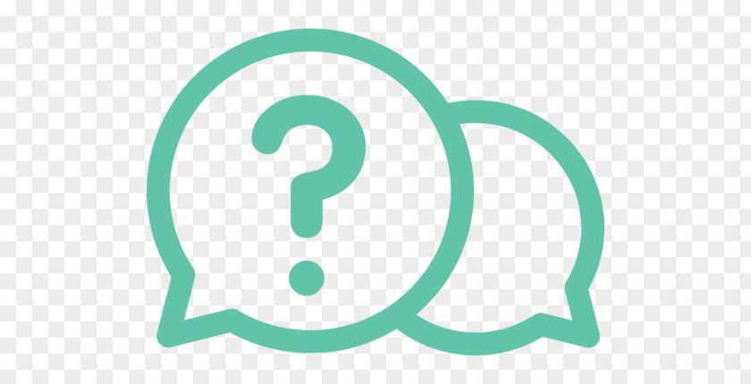 Symbol Turquoise Question Mark Background PNG