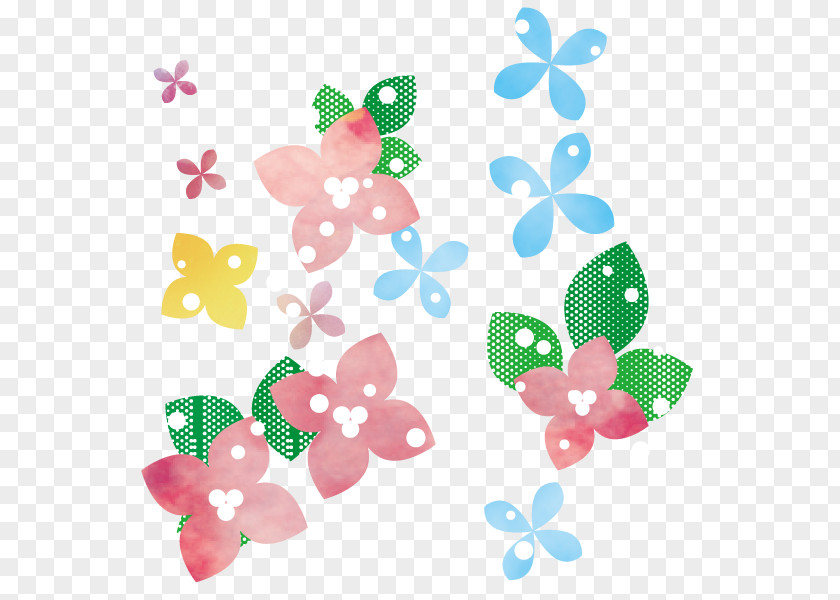 Flowers And Leaves. PNG