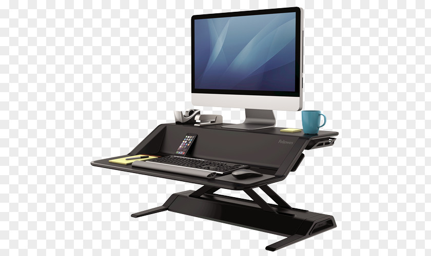 Lotus Seat Sit-stand Desk Workstation Sitting Office Depot Desktop Computers PNG