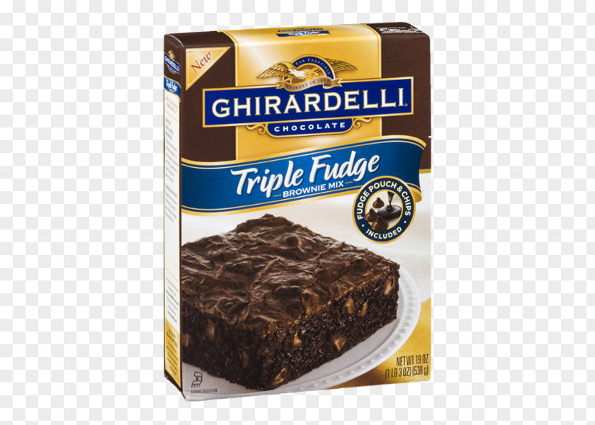 Milk Chocolate Brownie Fudge Ghirardelli Company PNG