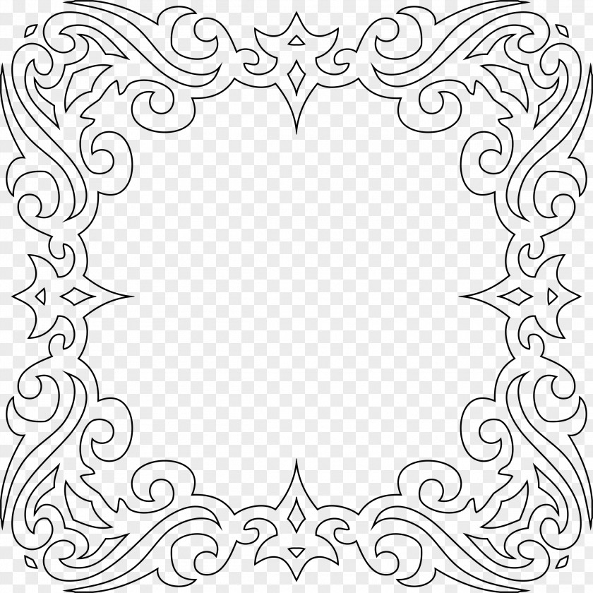Tribal Frame Borders And Frames Art Clip PNG