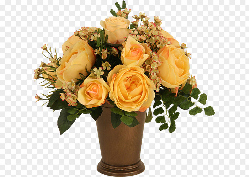 Vase Garden Roses Floral Design Flower Bouquet PNG