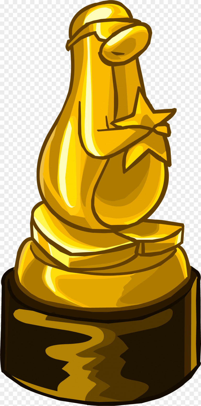 Cookie Club Penguin Silver Award Gold PNG