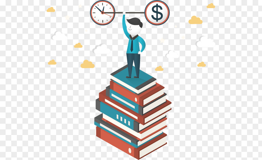 Creative Business Time And Money Stack Icon PNG