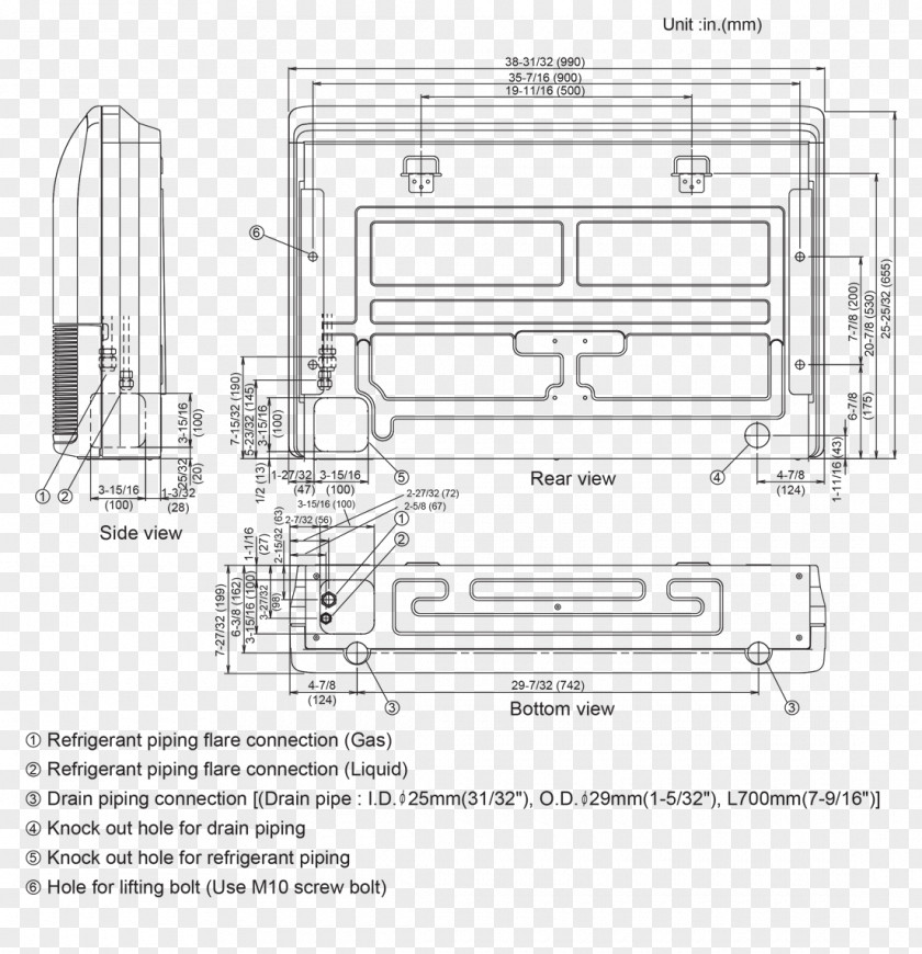 Drain Pipe Technical Drawing Product Design Engineering PNG