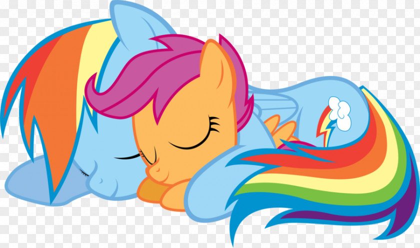 Horse Pony Rainbow Dash Scootaloo Illustration Image PNG