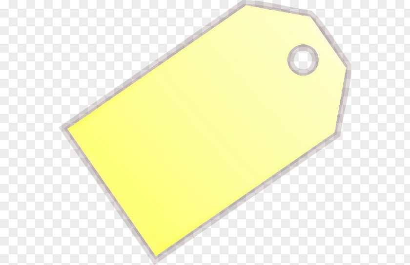 Paper Product Rectangle Yellow PNG