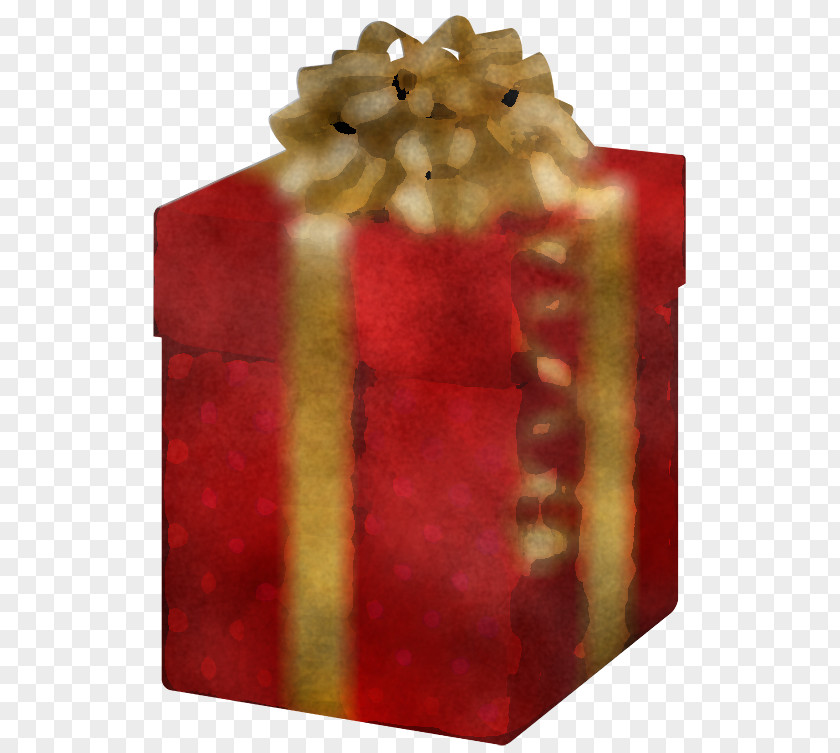 Rectangle Present Red Gift Wrapping PNG