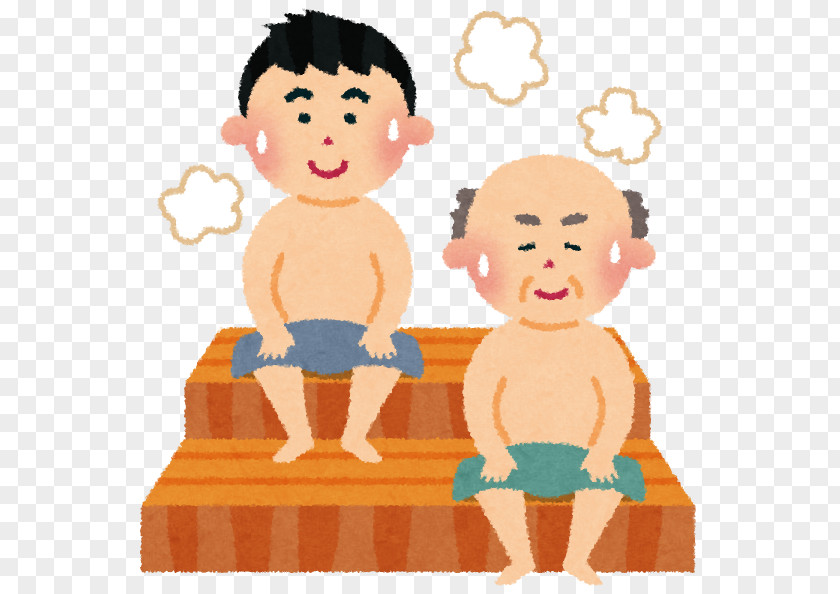 Bathhouse Sauna スーパー銭湯 Ganban'yoku Bathing Sentō PNG