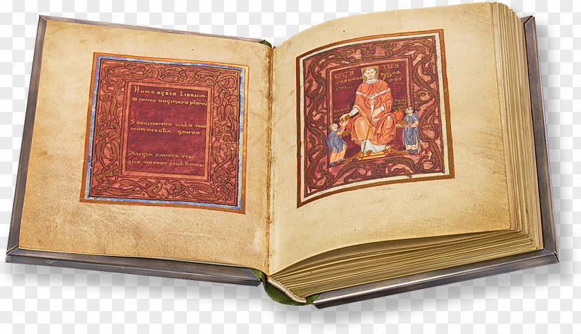 Book Codex Egberti Facsimile Ziereis Faksimiles PNG