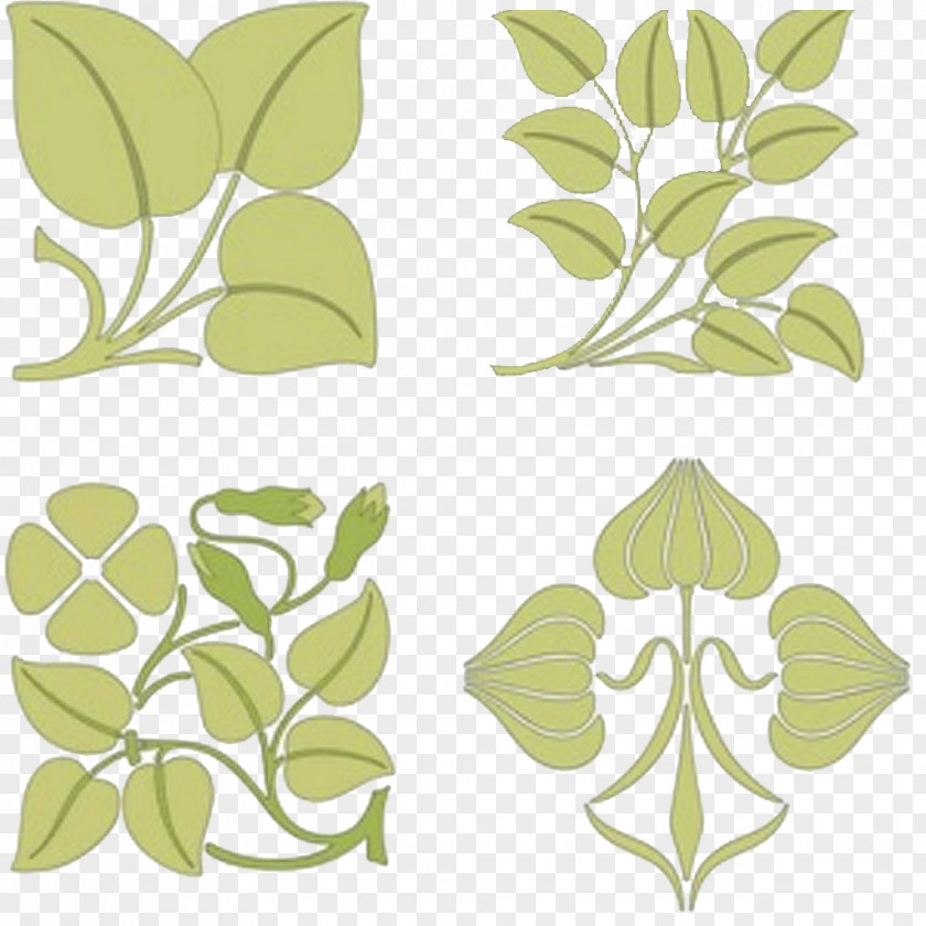 Floral Graphic Design Elements Painting PNG
