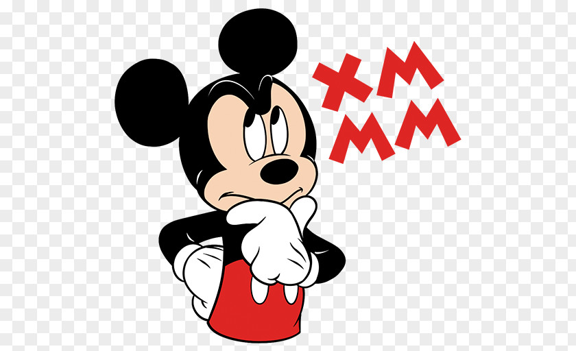 Mickey Mouse Minnie Sticker The Walt Disney Company Telegram PNG