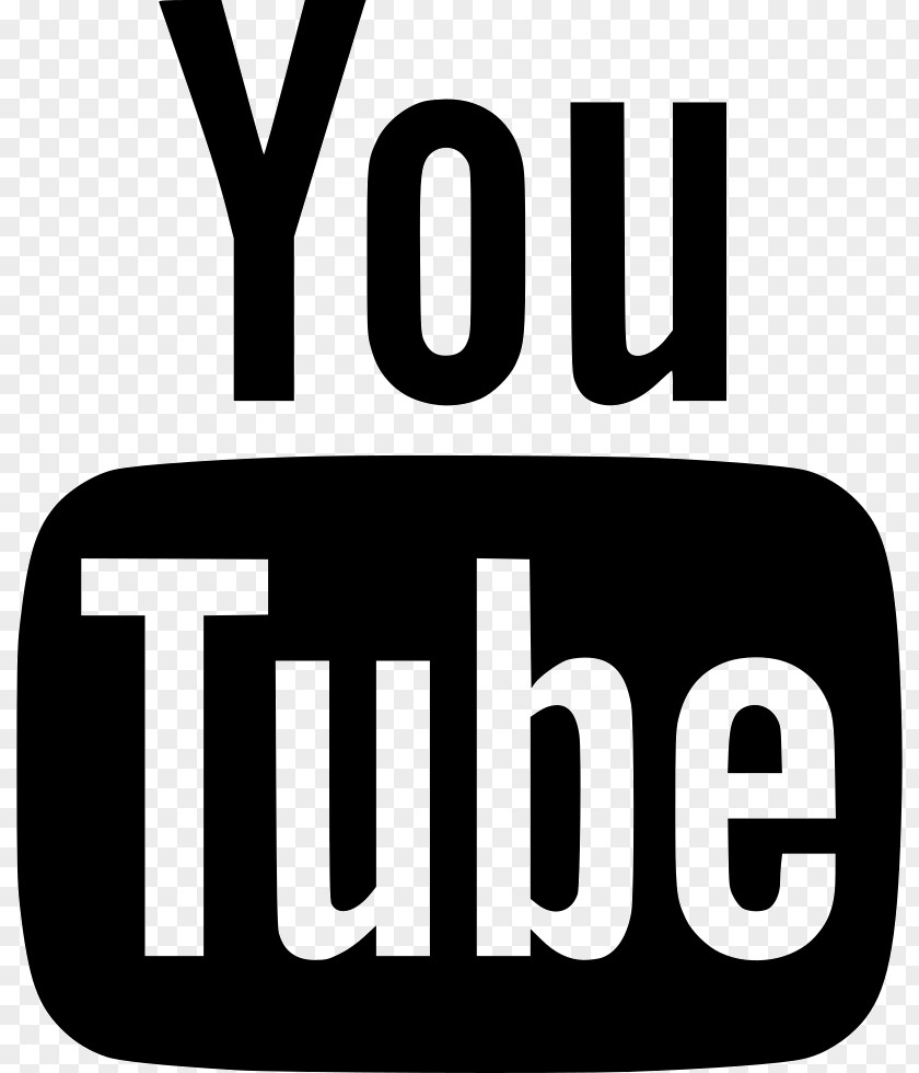 Youtube YouTube Logo Black And White PNG