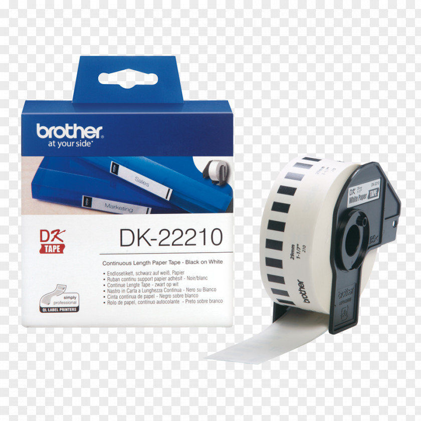 Adhesive Tape History Paper Brother DK-22211 Labels Label Printer PNG