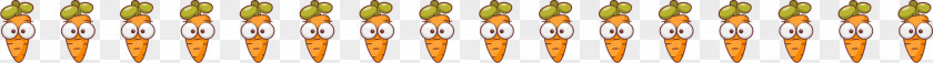 Cute Big Eyes Sprouting Carrot Split Line Light Yellow Close-up Angle Pattern PNG